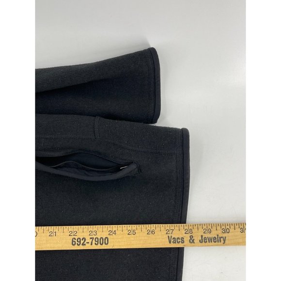 Patagonia Men's Black Full Zip Collared Fleece Sweatshirt Jacket Size XL - Picture 11 of 12